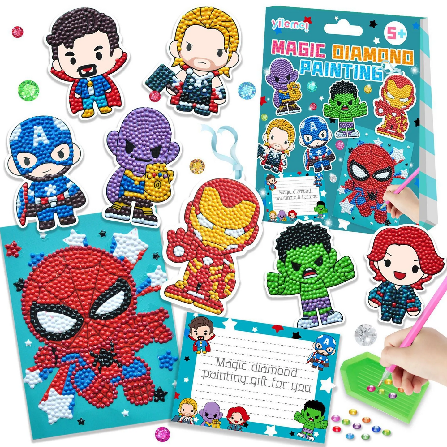 Fun Diamond Art Kit for Girls