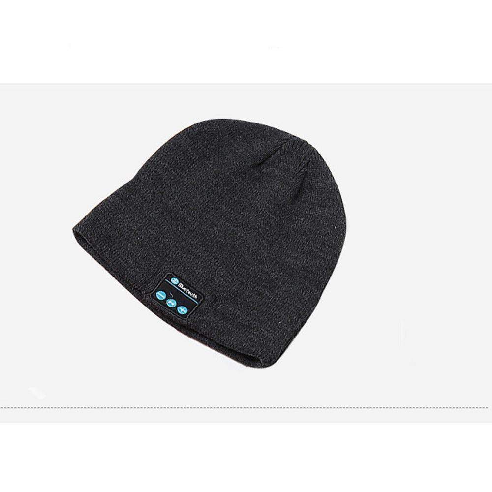 Warm Beanie Hat with Bluetooth Wireless Earphones and Mic