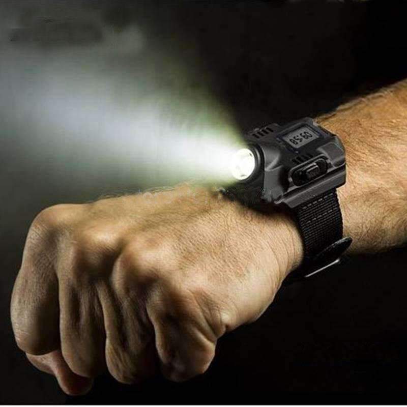 Bright LED Wrist Watch Flashlight Waterproof - Halri
