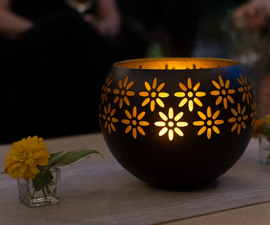 Aromatic Floral Scented Candle Lamp - Halri