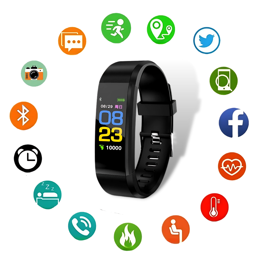 Waterproof Sports Smartwatch with LED Screen