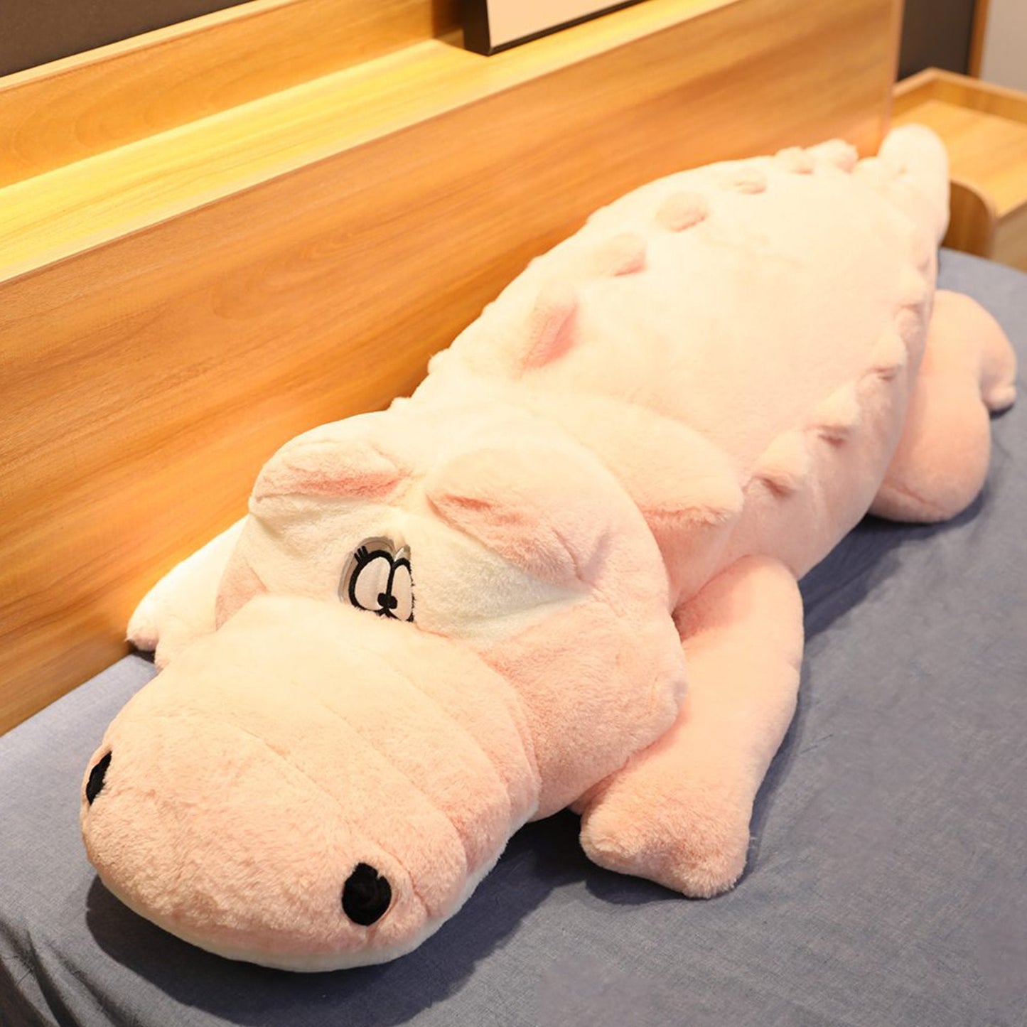 Large Friendly Crocodile Stuffed Toy