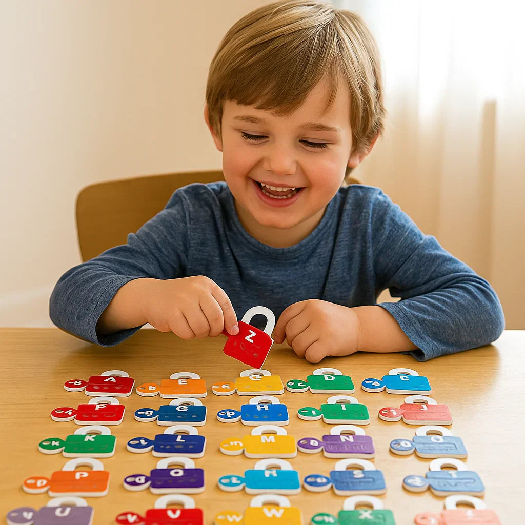 Fun Alphabet and Number Puzzle Lock Game