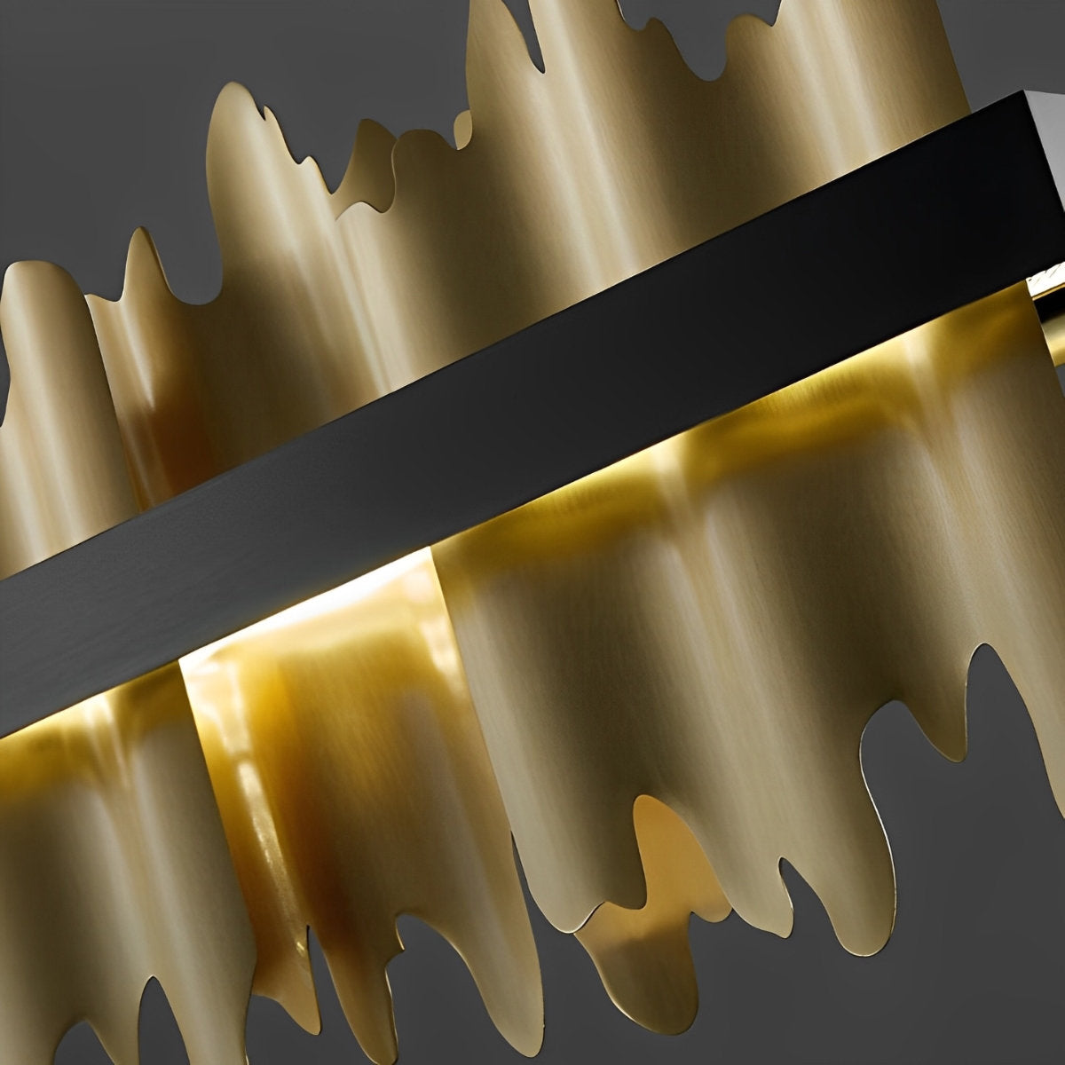 Sleek Linear Modern Dimmable LED Chandelier
