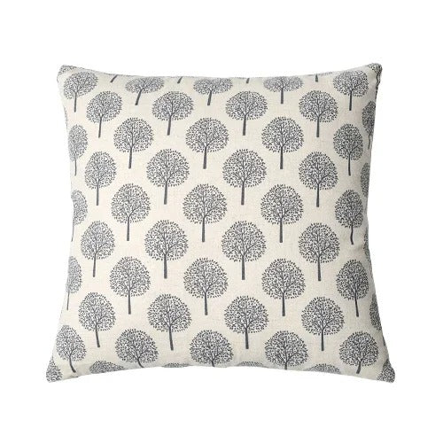 Elegant Linen Pillow Cover with Classic Pattern