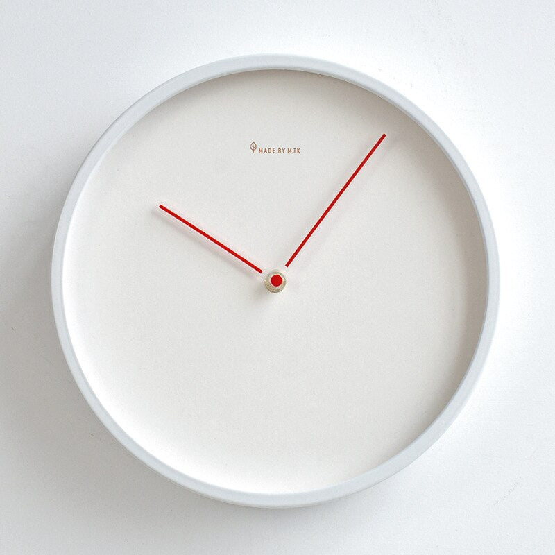 Simple Nordic Wooden Wall Clock Skara