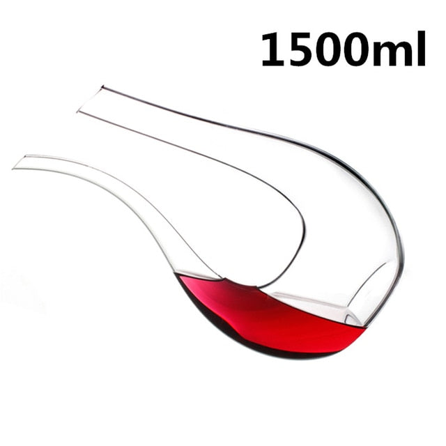 Luxury Handcrafted Crystal Wine Carafe - Halri