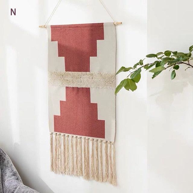 Stylish Geometric Pattern Wall Rug