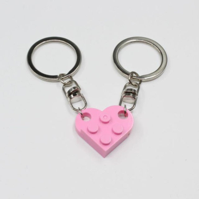 Sweetheart Couple Heart Shaped Keychain - Halri