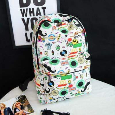 Vintage Style Canvas Classic Backpack