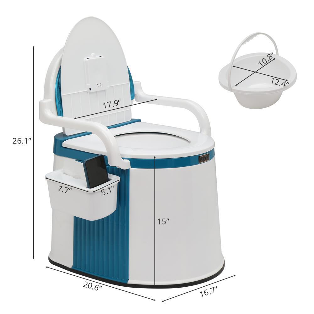 Portable Toilet for Camping - Easy Use for Adults
