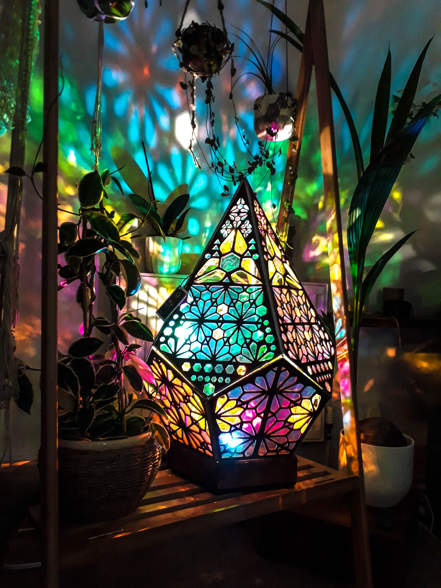 Colorful Glass LED Desk Lamp - Halri