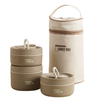 Heat Insulated Food Container with Free Lunch Bag