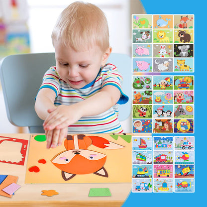 Fun DIY 3D Animal Sticker Kit - Halri