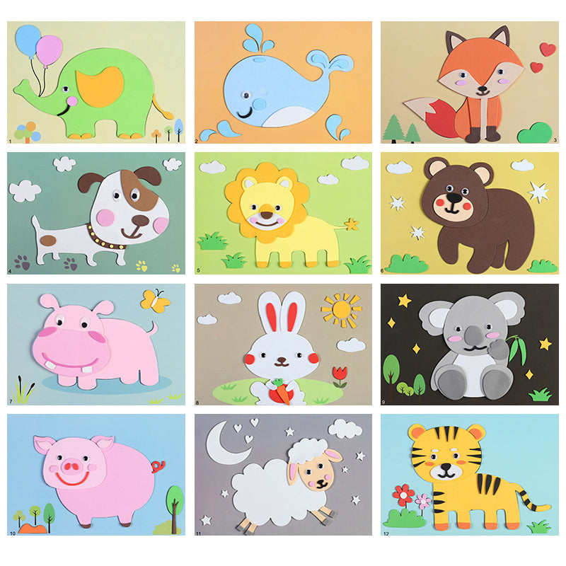 Fun DIY 3D Animal Sticker Kit