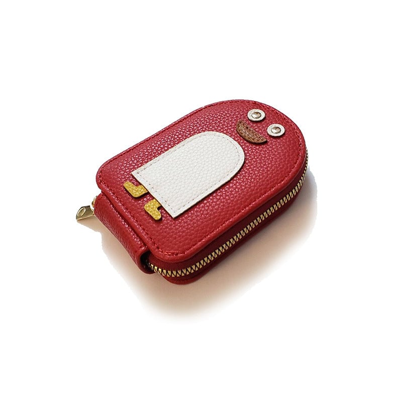 Adorable Penguin Leather Card Holder Wallet - Halri