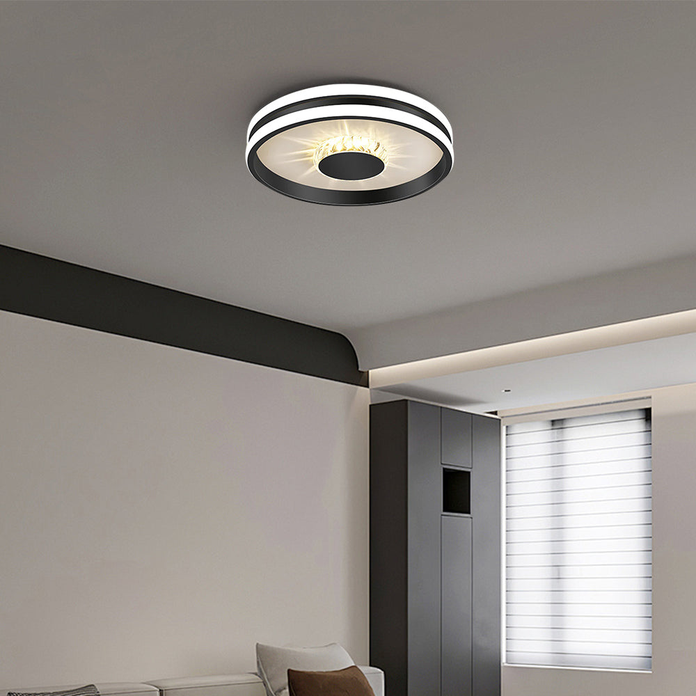 Modern Chic Crystal Ceiling Light