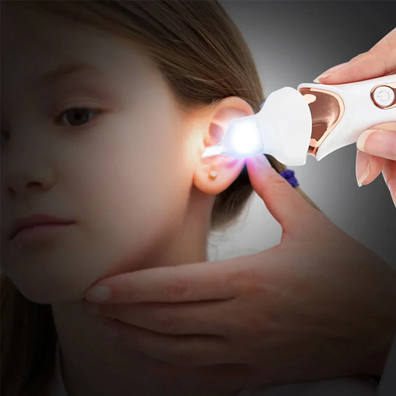 Rechargeable Ear Cleaner with Gentle Silicone Buds
