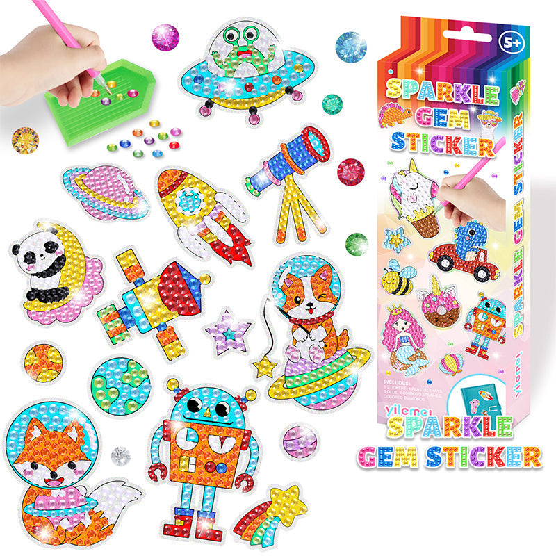 Colorful Diamond Sticker Mosaic Art Set