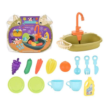 Fun Toy Dishwasher with Water Play Set
