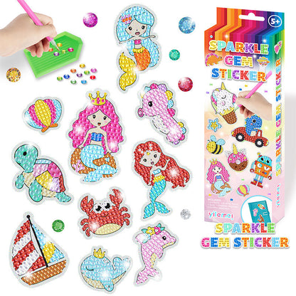 Colorful Diamond Sticker Mosaic Art Set