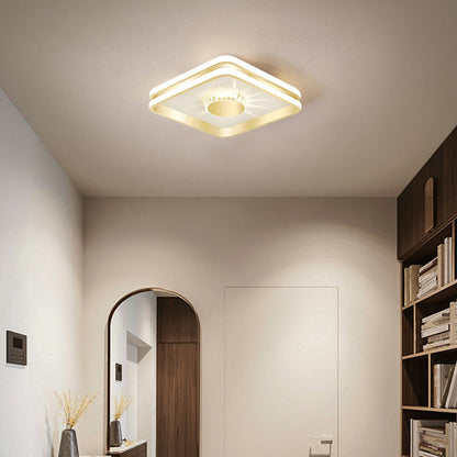 Modern Chic Crystal Ceiling Light