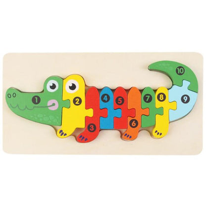 Colorful Wooden Puzzle Blocks Set for Kids - Halri
