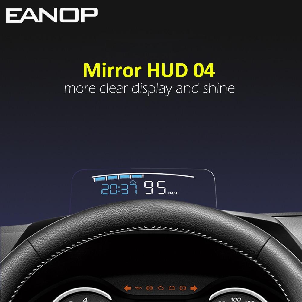 Digital Windshield Speed Display