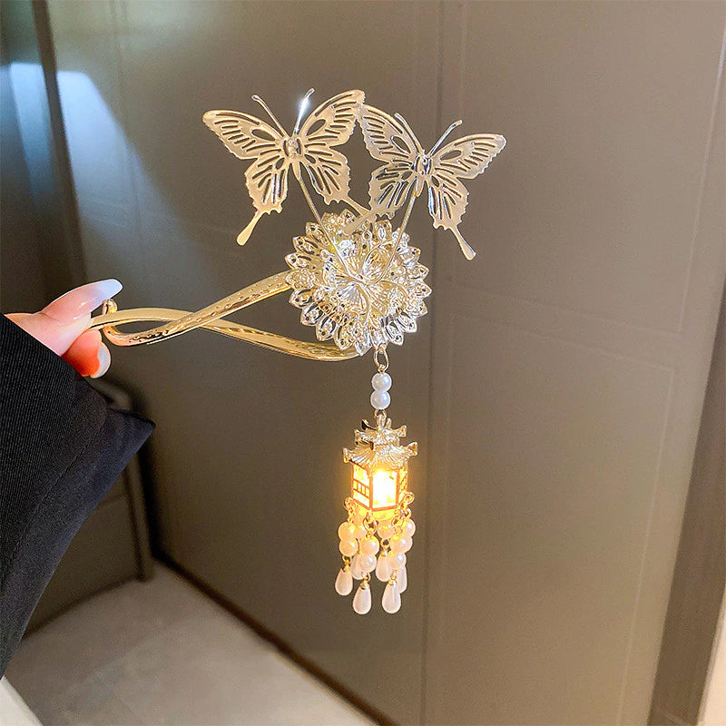 Vintage Inspired Hairpin Lantern Clips