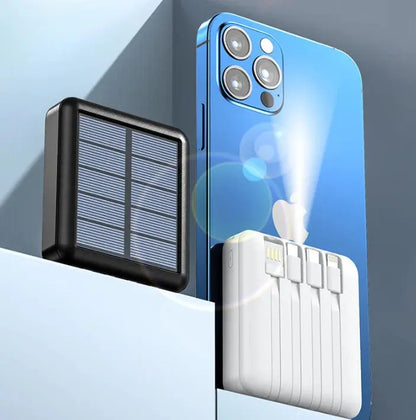 Compact Solar Charged Power Bank