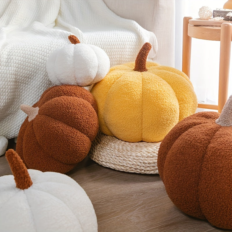 Warm Autumn Cushion - Soft Plush Fall Pillow