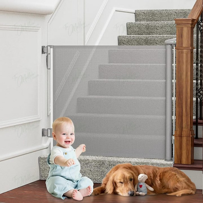 Wide Baby Pet Safety Barrier Gate Up to 140cm