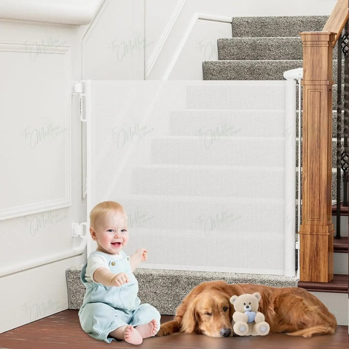 Wide Baby Pet Safety Barrier Gate Up to 140cm - Halri