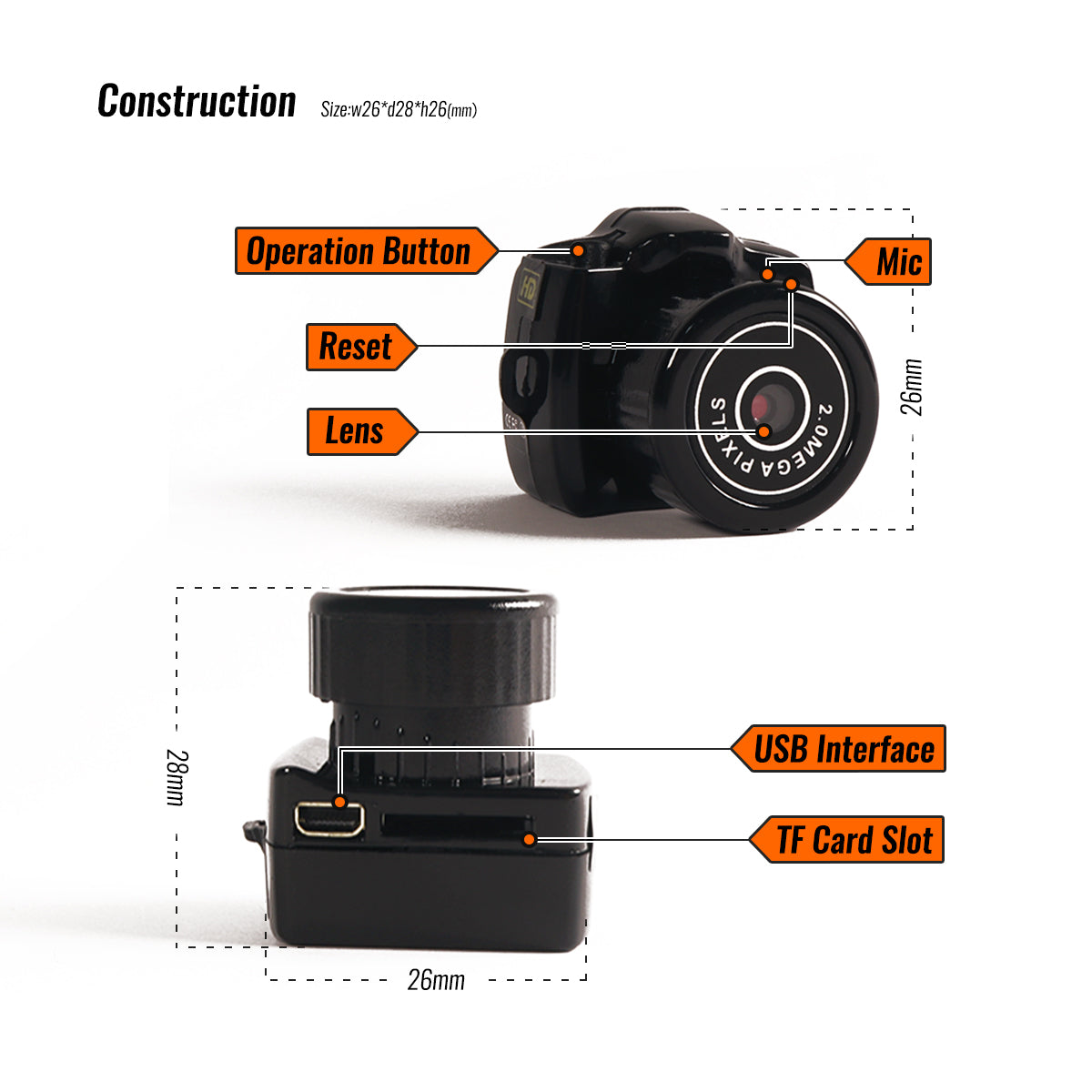 Portable HD Video Camcorder