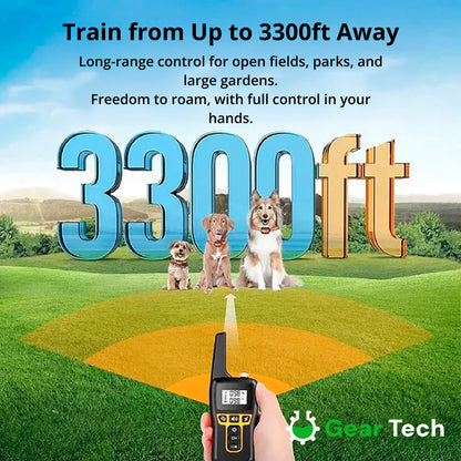 Adjustable Dog Training Collar with Sound, Vibe & Shock Modes