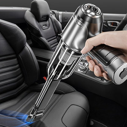 Compact Rechargeable Hand Vacuum for Car and Home Use - Halri