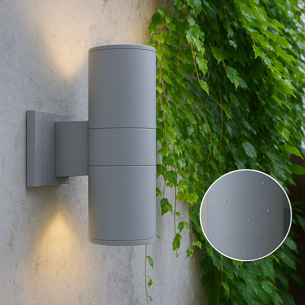 Modern Black Outside LED Wall Lighting Fixture