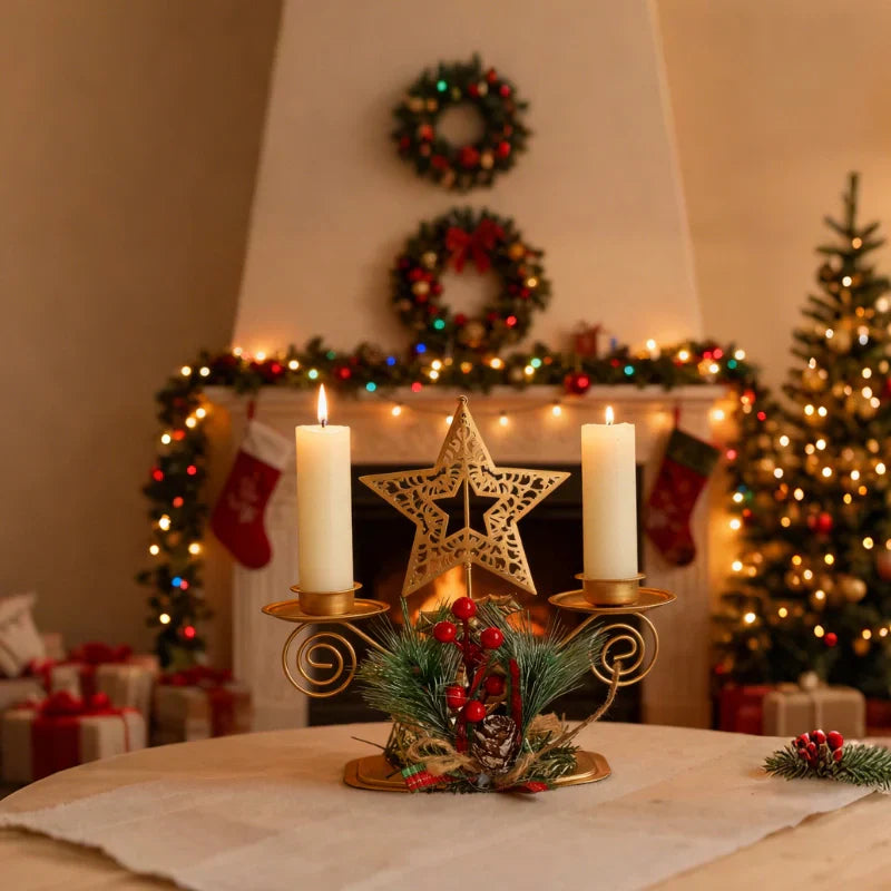 Winter Glow Candle Lantern