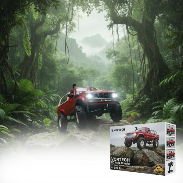 Tough 4x4 RC Rock Crawler Truck - Halri