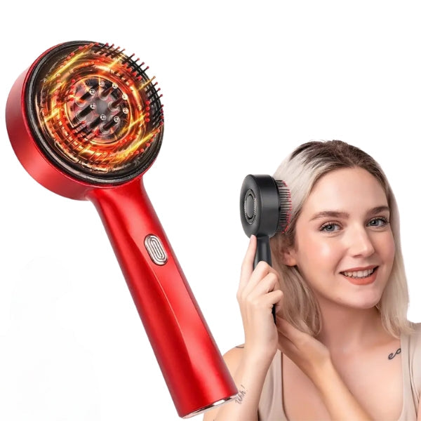 Relaxing Hair Growth Massager with Red Light Therapy - Halri