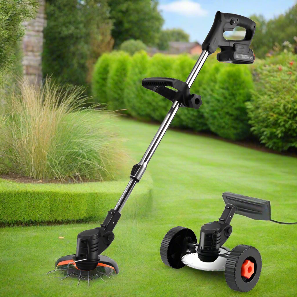 Portable 3-in-1 Electric String Trimmer with Metal Blades - Halri
