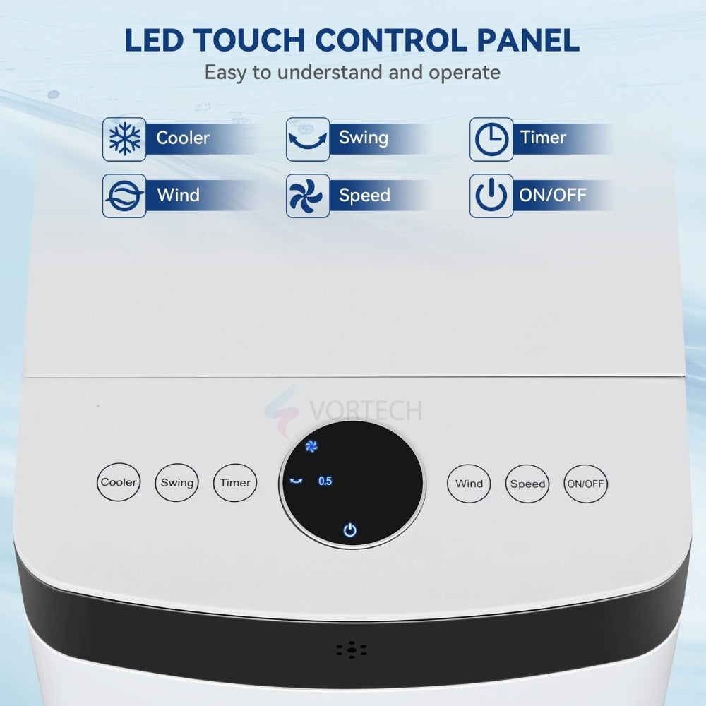 Compact Remote Control Air Conditioner for Small Rooms