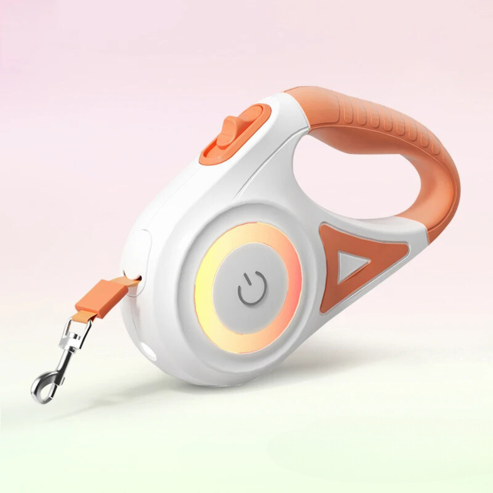 Adjustable Pet Leash with LED Flashlight