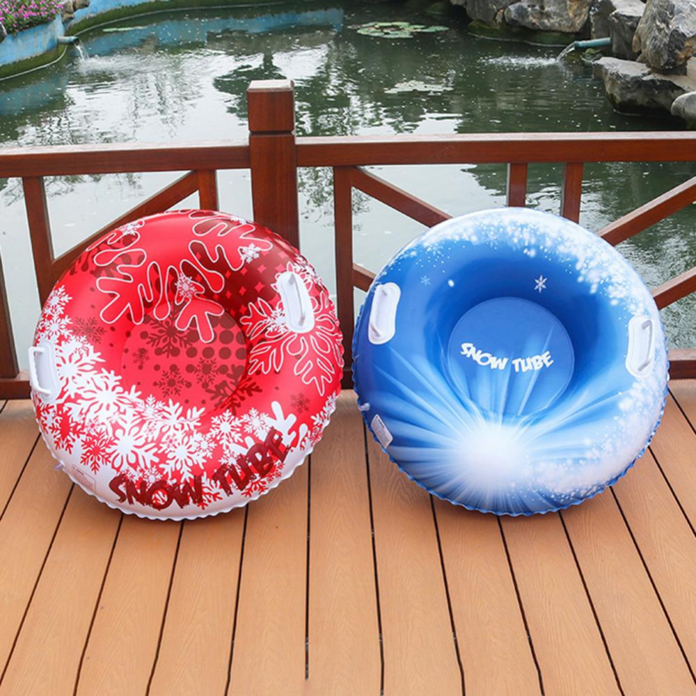 Fun Winter Snow Tube with Double Grip Handles