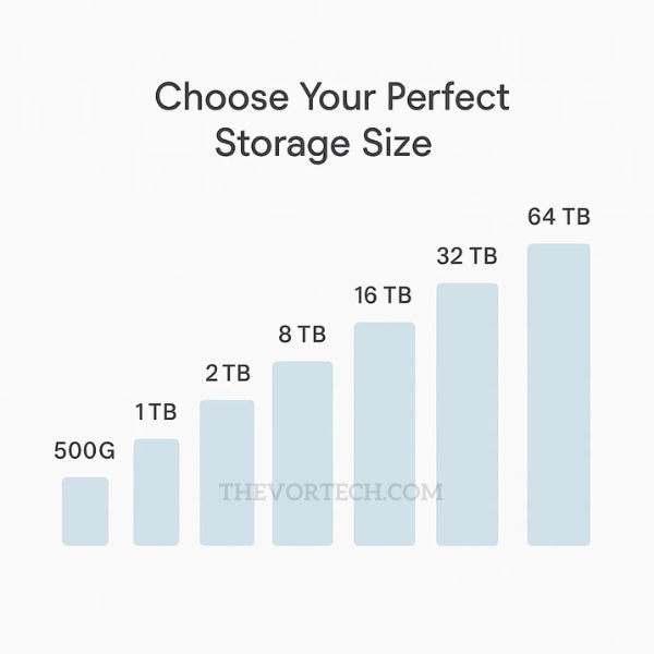 Portable External SSD Hard Drive 1TB 2TB 4TB Storage