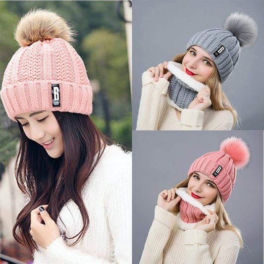 Warm Cozy Knit Winter Beanie Caps - Halri