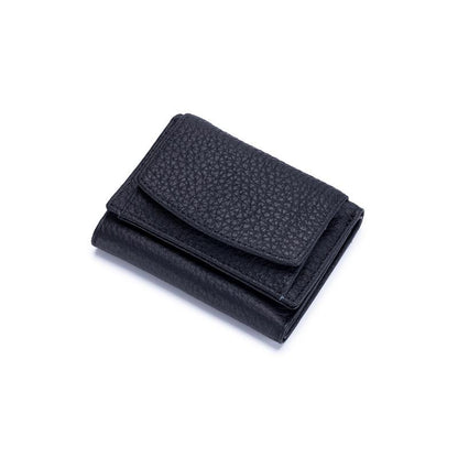 Genuine Leather Small Wallet – Compact Card Holder Purse - Halri