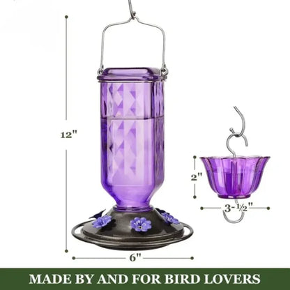 Large Clear Bird Feeder with Leak Proof Design