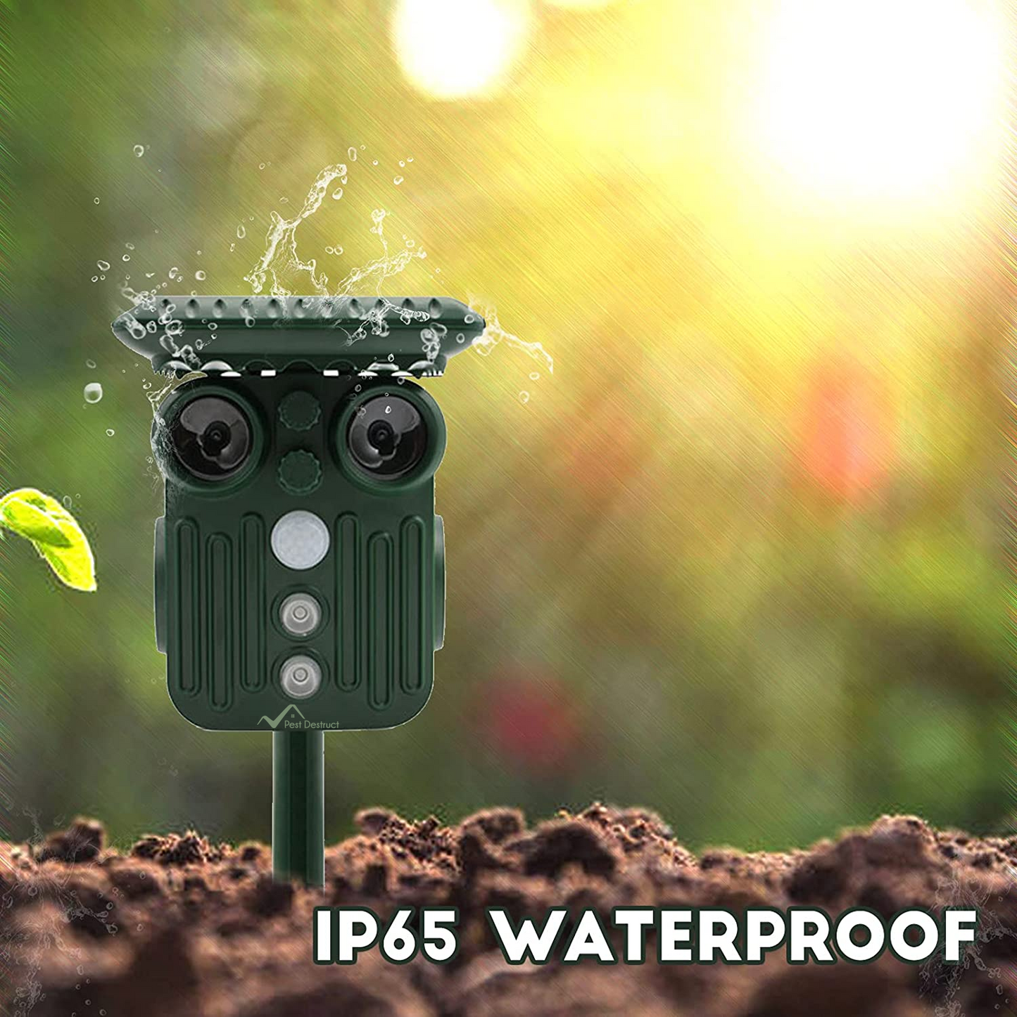 Outdoor Solar Deer Deterrent | Waterproof and Adjustable