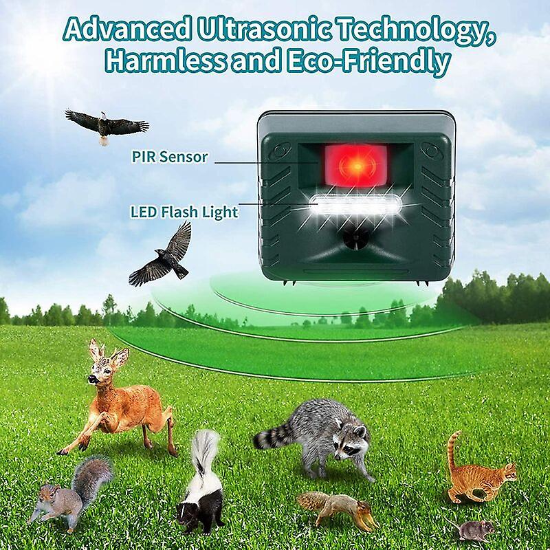 Outdoor Bird Repellent with Flashing Light